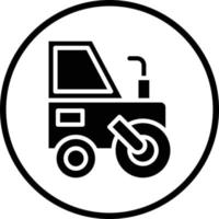 Road Roller Vector Icon Design