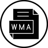 WMA Vector Icon Design