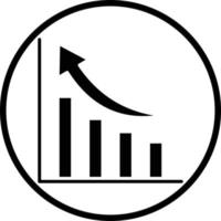 Bar Chart Vector Icon Design