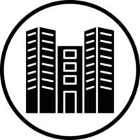 Office Building Vector Icon Design