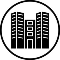 Office Building Vector Icon Design