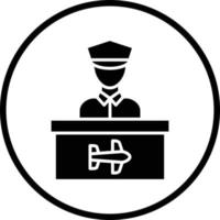 Security Control Vector Icon Design