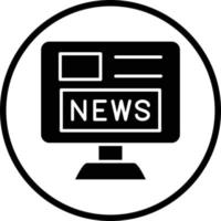 News Portal Vector Icon Design