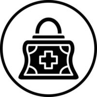 First Aid Kit Vector Icon Design