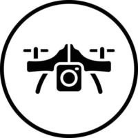 Camera Drone Vector Icon Design
