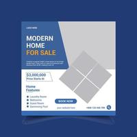 Vector Social Media Modern Home Sale