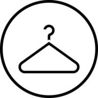Clothes Hanger Vector Icon Design
