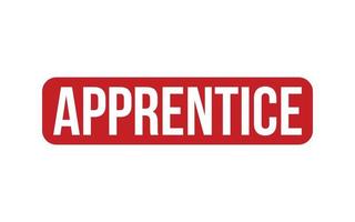 Apprentice Rubber Stamp Seal Vector