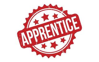 Apprentice Rubber Stamp Seal Vector