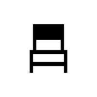 nightstand glyph vector icon