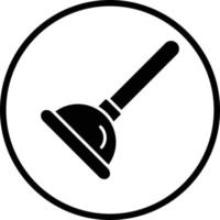 Plunger Vector Icon Design