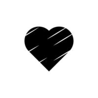 heart flat vector icon