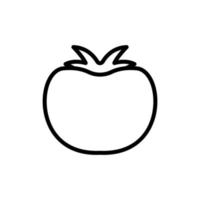 Tomato, vegetable vector icon