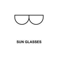 icono de vector de gafas de sol