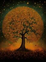 image of Tree illustration art work photo