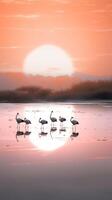 beautiful swan landscape image photo