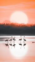 beautiful swan landscape portrait image photo