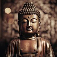 image of buddha statue as album cover for mediation photo