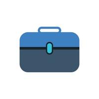 Brief Case Icon. Flat style vector EPS.