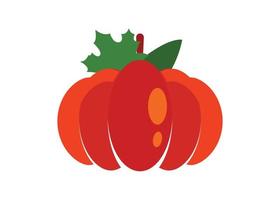 Pumpkin autumn icon clipart design template isolated vector