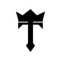 T King Logo Templates vector
