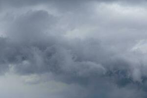 dark thunderstorm clouds in a sky photo