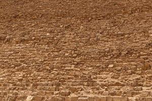 stony background, close up of pyramid of Khafre photo