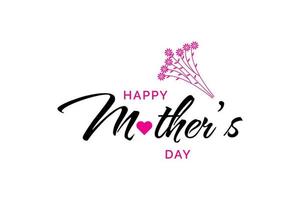 Happy Mother's Day Greeting Card vector