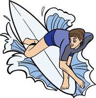 surfboard water extreme  sport activity vector