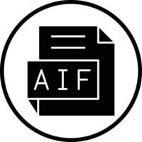 aif vector icono diseño