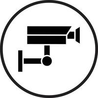 Security Camera Vector Icon Design