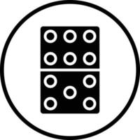 Domino Vector Icon Design