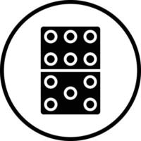 Domino Vector Icon Design