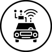 Smart Car Vector Icon Design