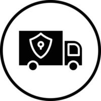 Locked Delivery Vector Icon Design