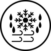 Cold Wave Vector Icon Design