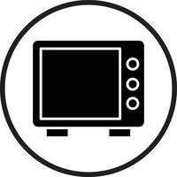 Microwave Vector Icon Design