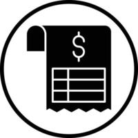 Invoice Vector Icon Design