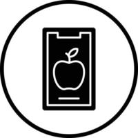 Mobile Food Vector Icon Design