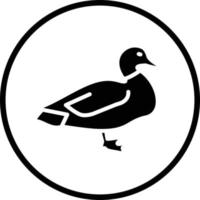 Pato vector icono diseño