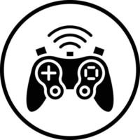 Wireless Joystick Vector Icon Design