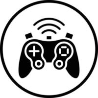 Wireless Joystick Vector Icon Design