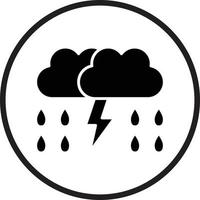 Thunder Vector Icon Design