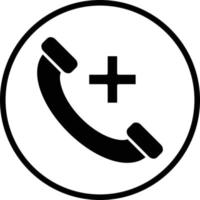 Emergency Call Vector Icon Design