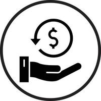 Cashback Vector Icon Design