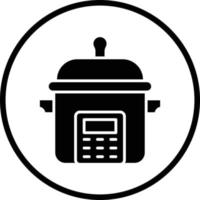 Cooker Vector Icon Design
