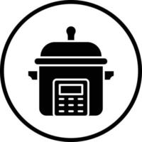 Cooker Vector Icon Design