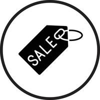 Sale Tag Vector Icon Design