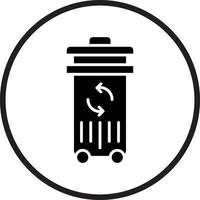 Trash Can Vector Icon Design