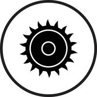 Circular Saw Vector Icon Design